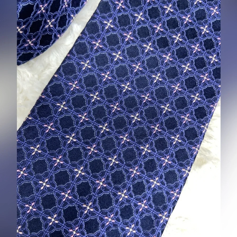Valentino Silk Tie‎ GUC!  Blue Pink